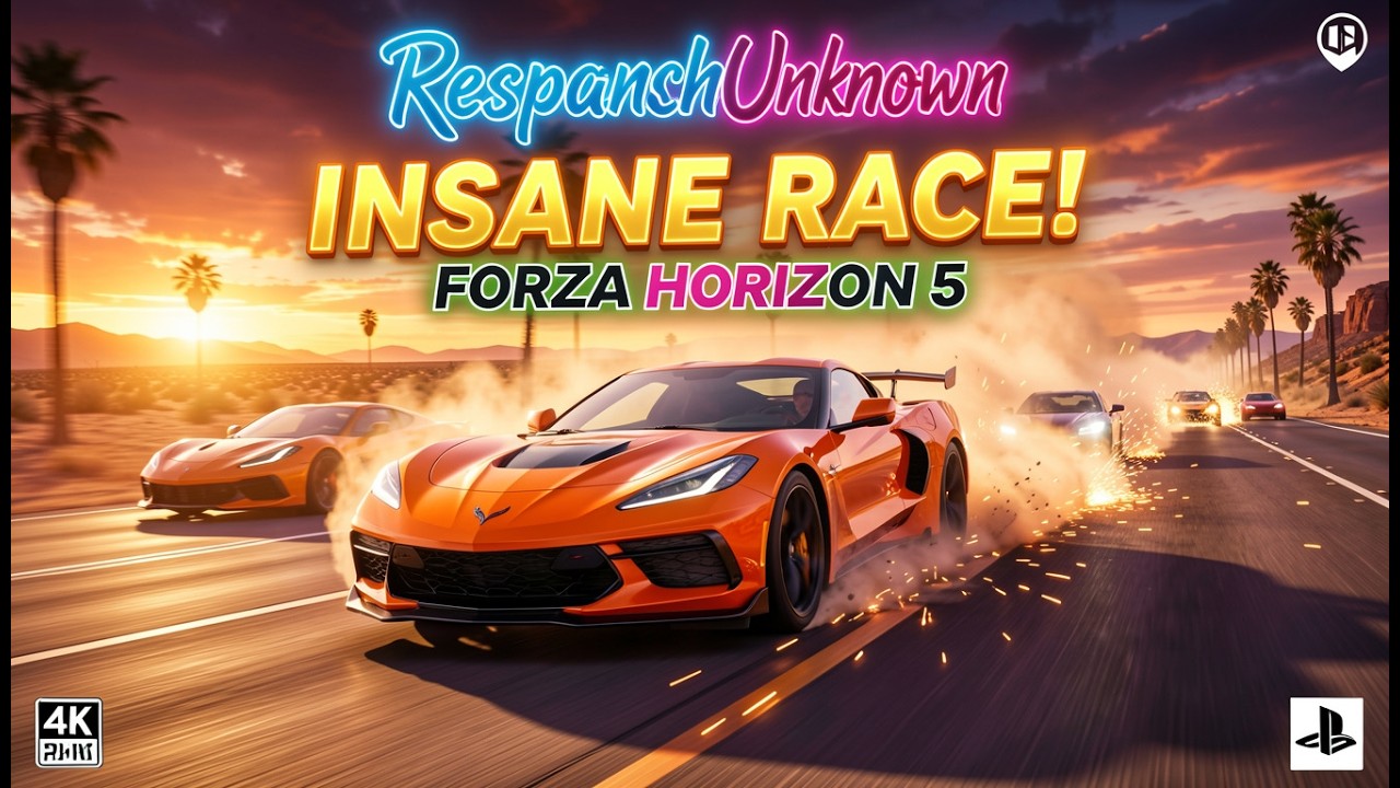 INSANE Corvette Race in Forza Horizon 5 on PS5! 🔥 | RespawnUnknown
