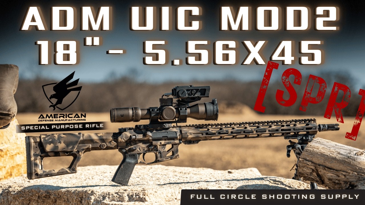 Тест ADM UIC Mod 2 SPR 5.56 &ndash; кучность стрельбы на дистанции от 100 ярдов до 800 ярдов с пулемето...