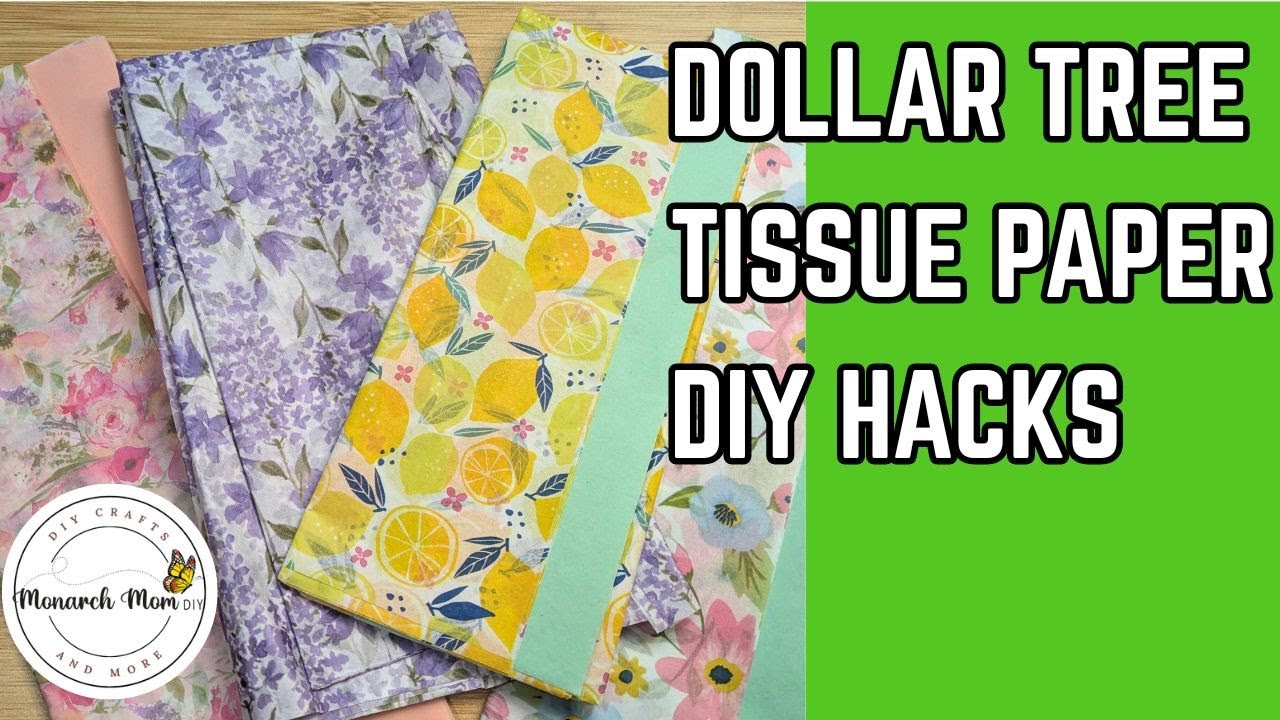 4 Dollar Tree Tissue Paper Crafts You Need to Try! | Magnolia Design Co