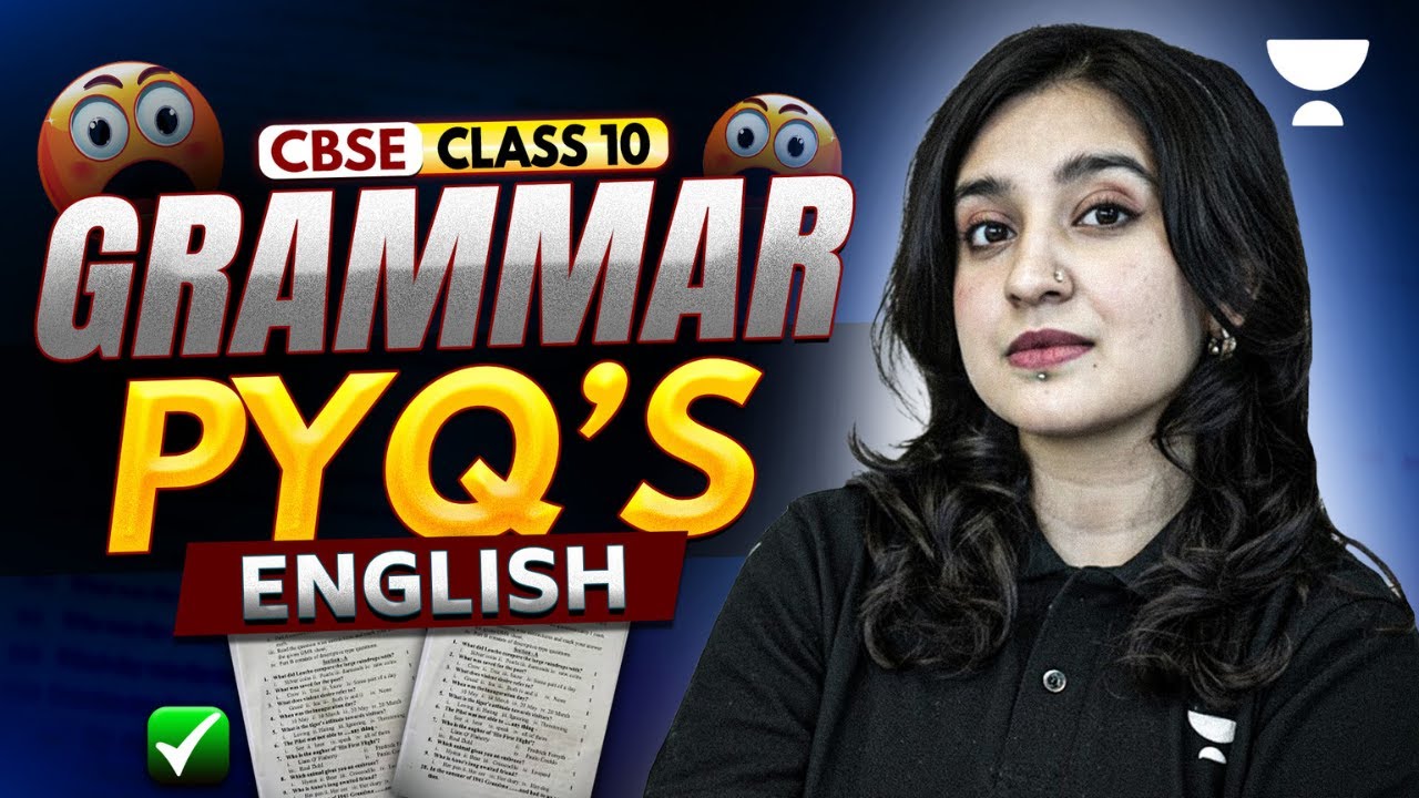 Class 10 Grammar PYQs | Grammar Most Important Questions | Boards Special 2026 | Asmita Ma'am