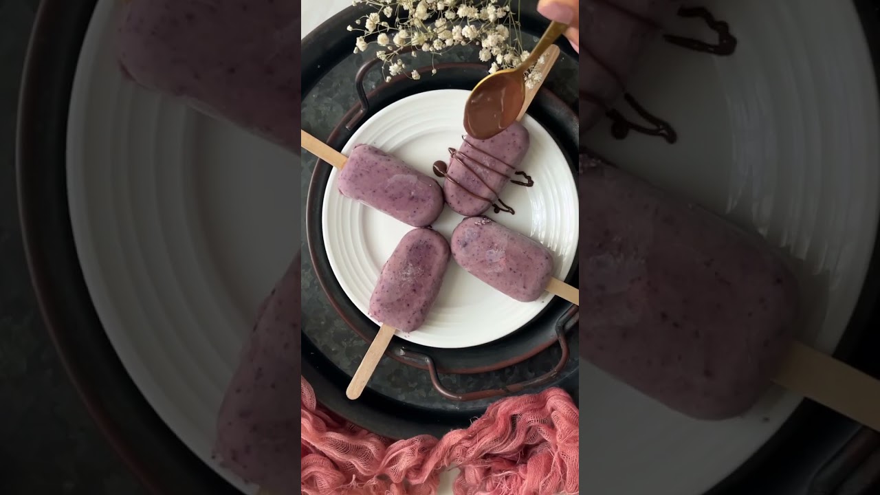 Blueberry Smoothie Popsicle