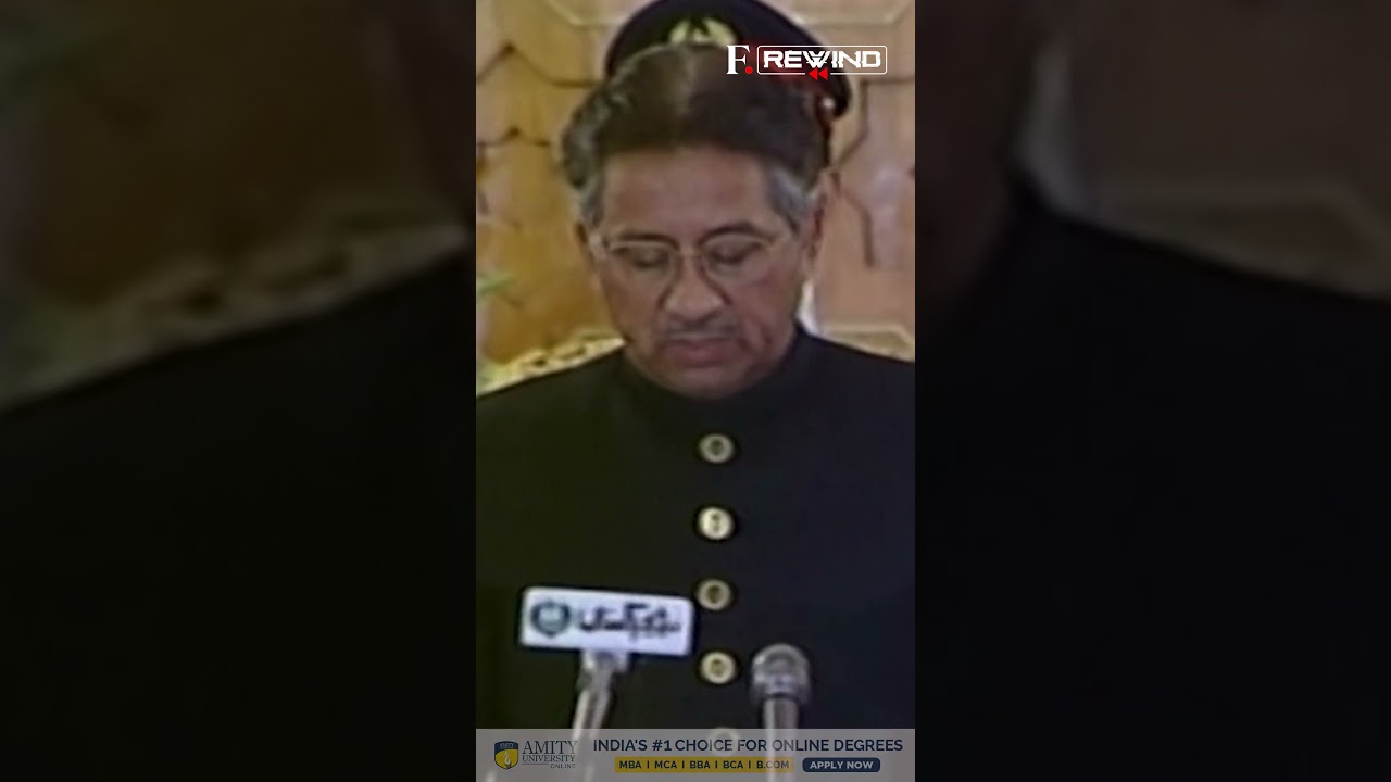 June 20, 2001: Gen Pervez Musharraf Was Formally Sworn In as Pakistan's President | Firstpost Rewind