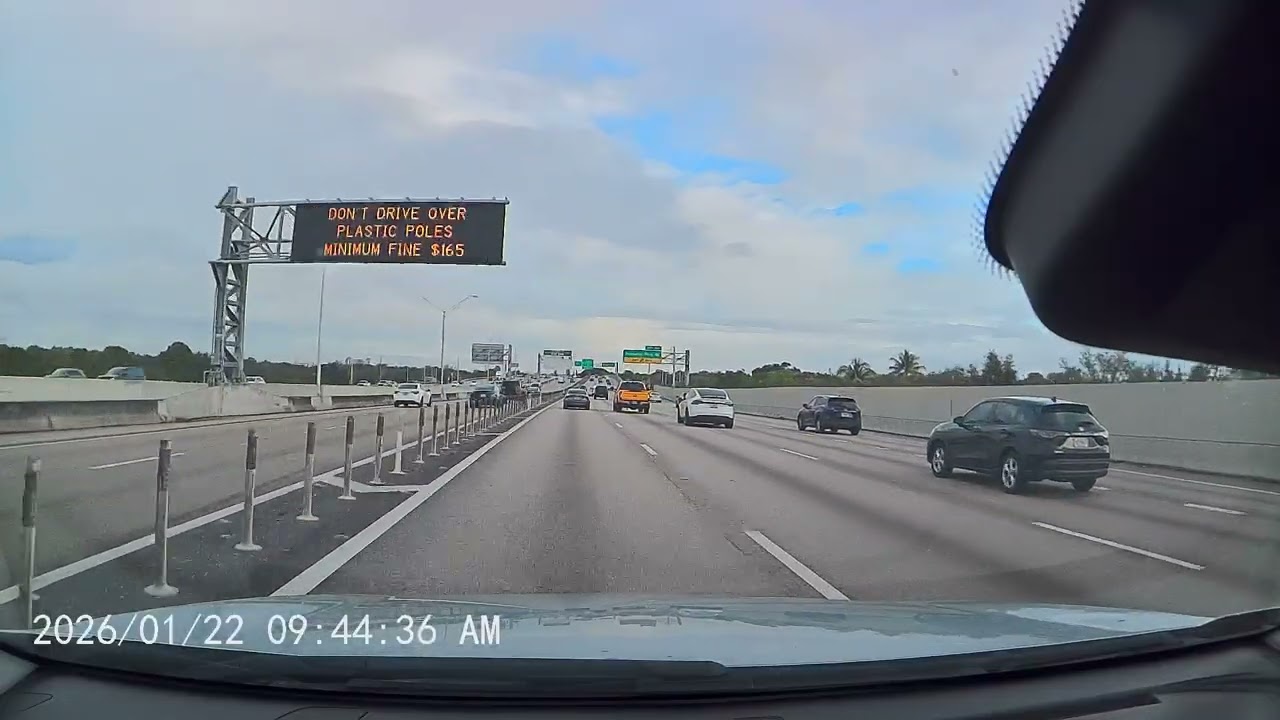 ICE Everywhere in Florida?! Dashcam Captures the Moment Drivers Panic