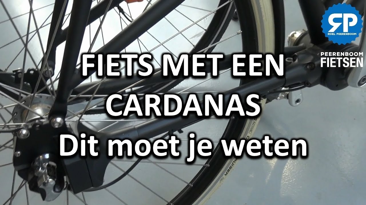 FIETS MET EEN CARDANAS: Dit moet je weten