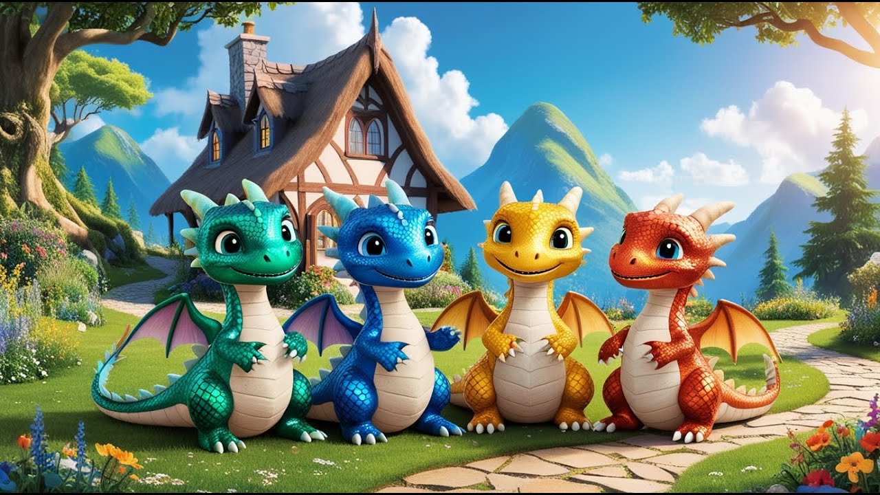 The Adventures of the Little Dragons Part 1 #dragon #dragons #fairytaleaboutdragons #fairytale