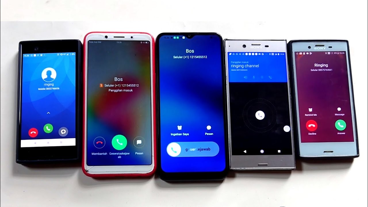 3 phone XPERIA & OPPO & REALME call assistant at same time