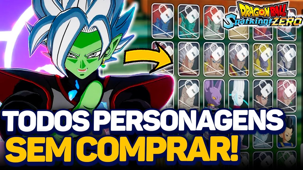 COMO LIBERAR TODOS OS PERSONAGENS SEM COMPRAR NA LOJA DO DRAGON BALL SPARKING ZERO!
