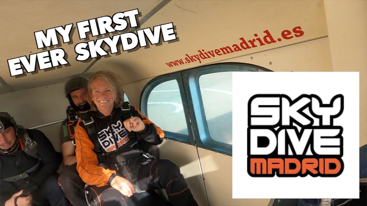 My First Ever Skydive! Skydiving in Madrid, Spain
