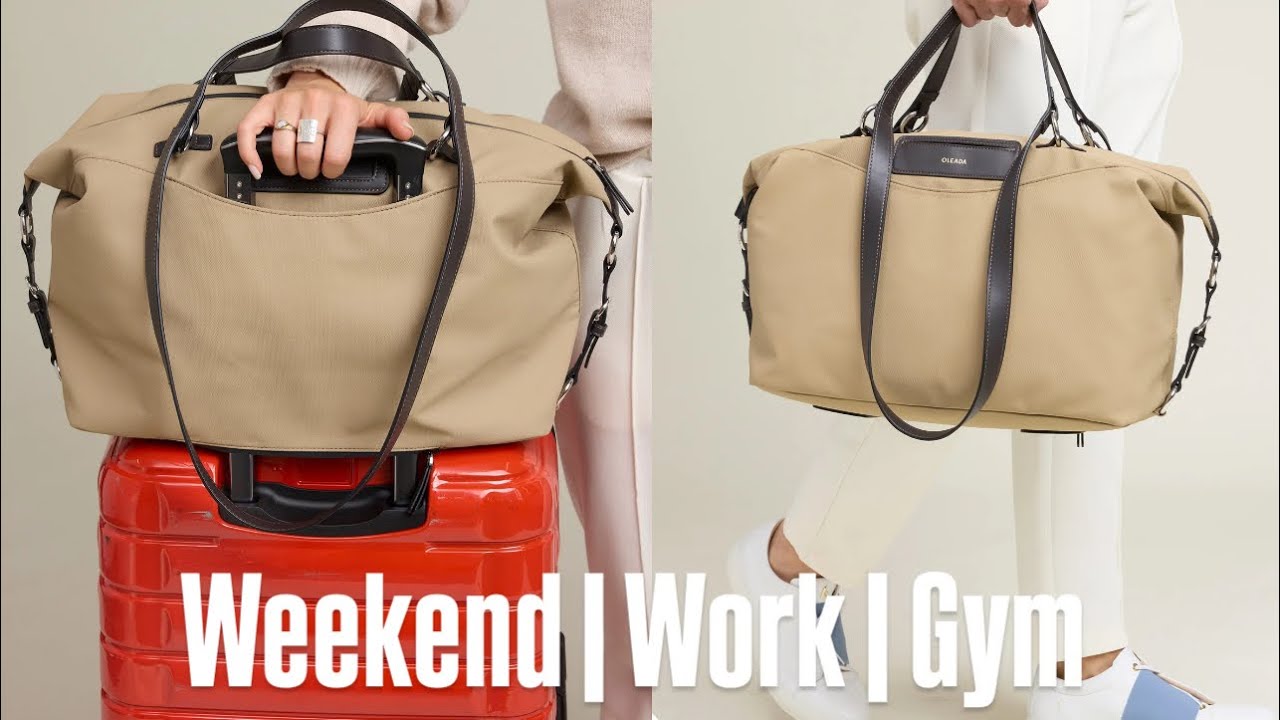 Versatile Tote Bag for Travel, Work, Gym | OLEADA AnyWear AnyDuffle