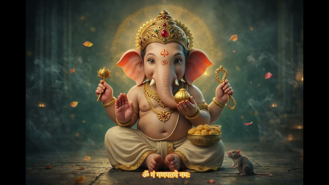 Om Gan Ganapataye Namah 108 Times | Ganesh Mantra for Success & Obstacle Removal | ChantingStudio