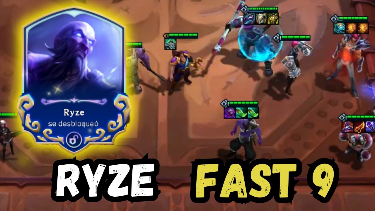 📌RYZE DESTRUYE EL LOBBY 😱🔥 CARRY DE LATE GAME  | en TFT SET 16