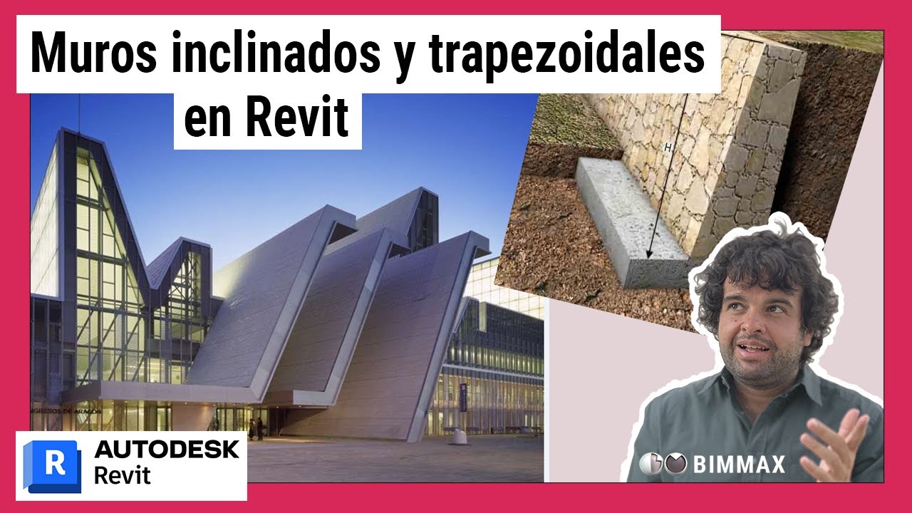 MUROS INCLINADOS y TRAPEZOIDALES en REVIT Tutorial ✅ Para versiones de Revit nuevas y antiguas
