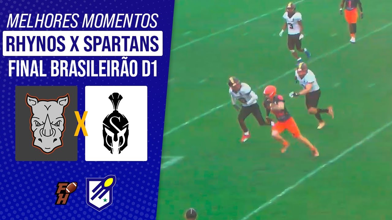 GUARULHOS RHYNOS X SPARTANS FOOTBALL | FINAL BRASILEIRÃO D1 2024 | Melhores Momentos