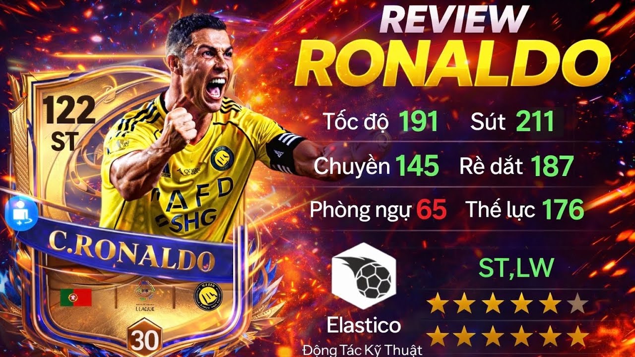 TRẢI NGHIỆM RONALDO UTOTY CỰC BÁ ĐẠO LIỆU CÓ XỨNG ĐÁNG TOP 1 SEVER VIỆT NAM 