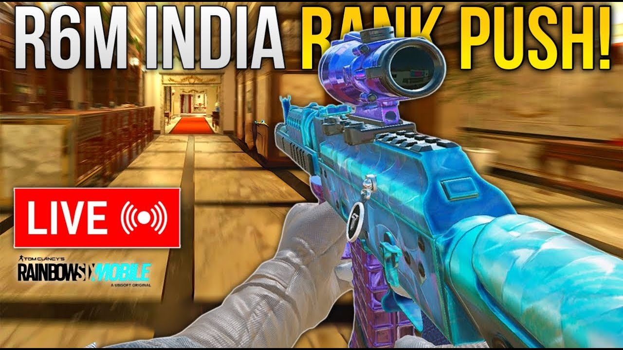[LIVE] Rainbow Six Mobile INDIA | CAN WE REACH TOP 100 LEADERBOARDS?🔥