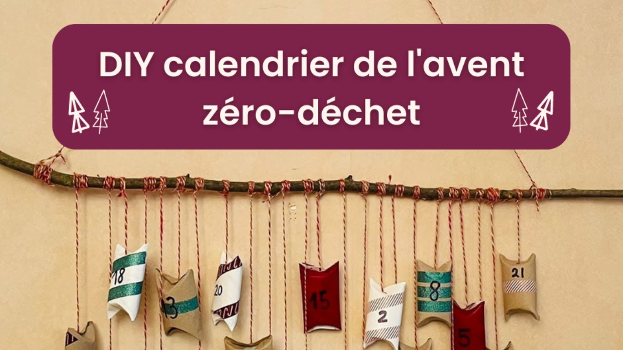 Réaliser un calendrier de l’avent zéro déchet : à partir de papier toilettes recyclés ♻️