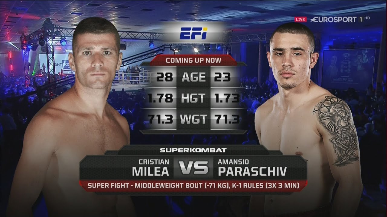 Amansio Paraschiv vs Cristian Milea Superkombat 07 May 2016 Bucharest