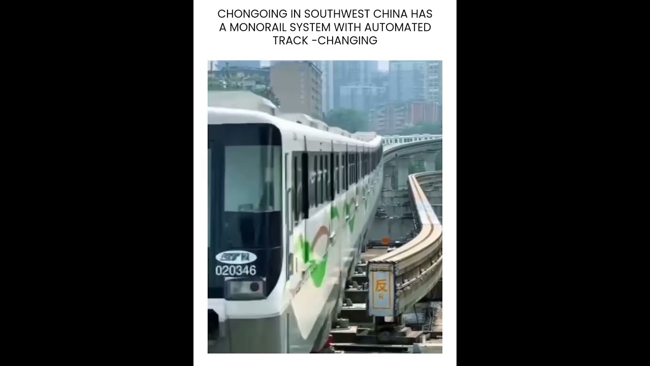 Exploring Chongqing's Monorail: #EngineeringMarvels of Southwest China! #learnwithme #howitworks