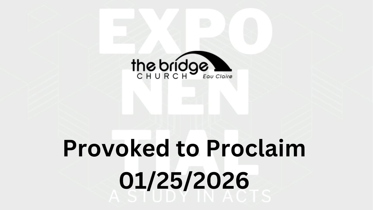2026-01-25 | Provoked to Proclaim | Duncan Hannestad