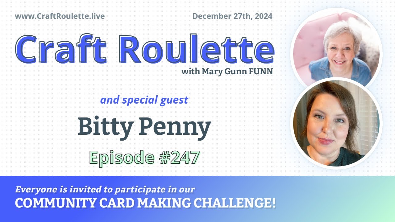 Craft Roulette Episode #247 featuring Bitty Penny (@BittyPenny)