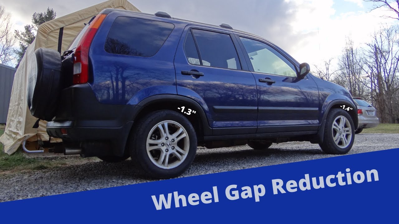 It's going down! CR-V H&R lowering springs install