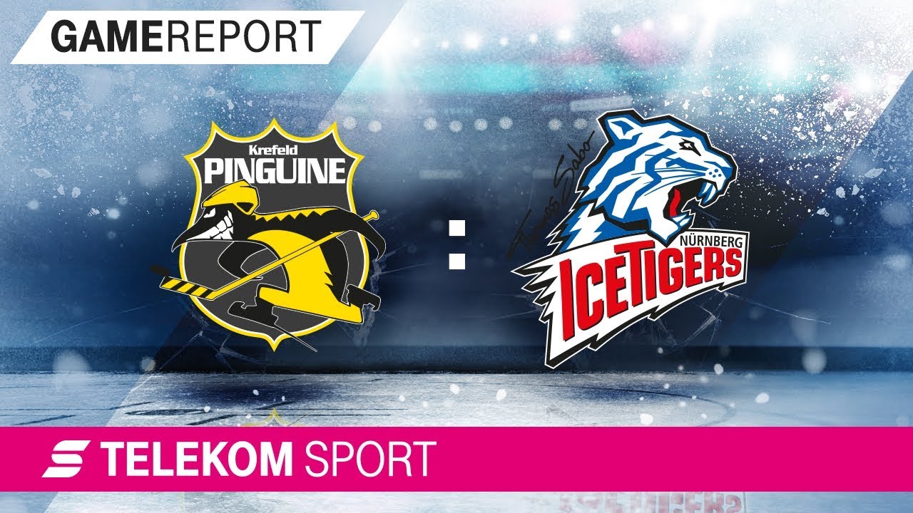 Krefeld Pinguine  - Thomas Sabo Ice Tigers | 23. Spieltag, 17/18 | Telekom Sport