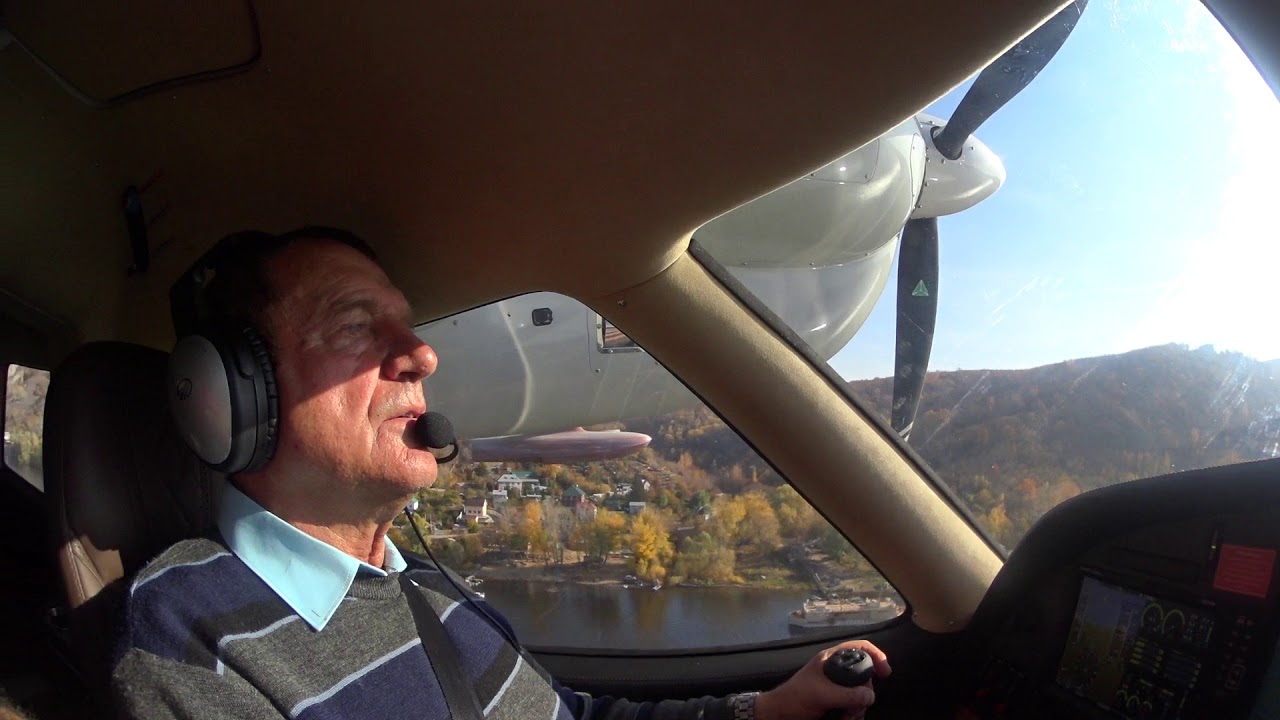 L 72 SeaBear flight test  Landing with engines off