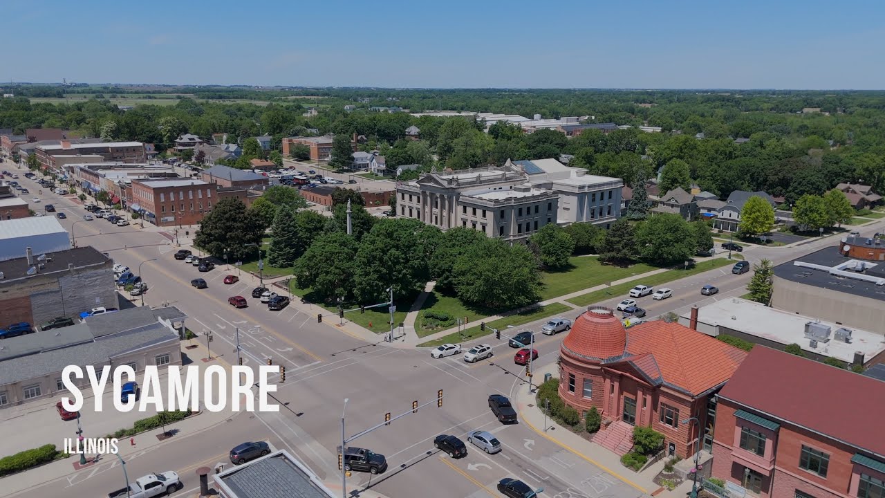 Sycamore Illinois 4K Drone