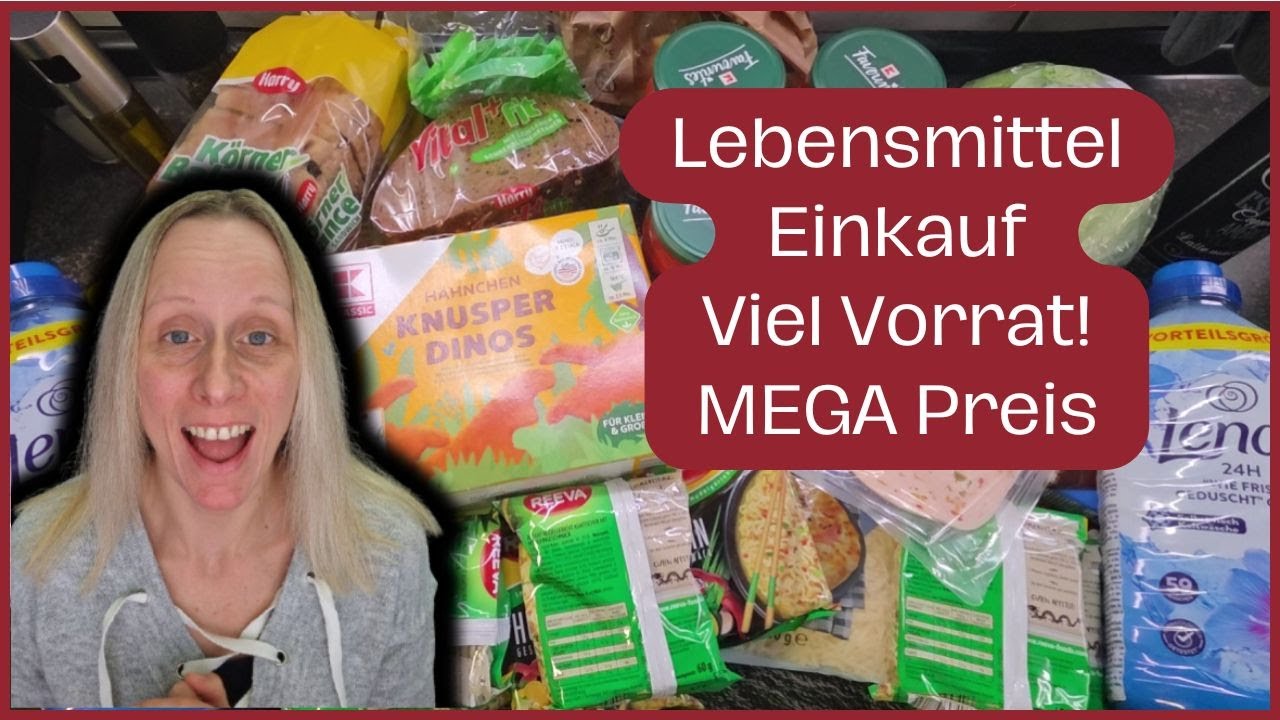 SPAREN großer Einkaufs Haul kleiner Preis unter 10€ 😮 Lebensmittel VORRAT #budgeting #vlog #foodhaul
