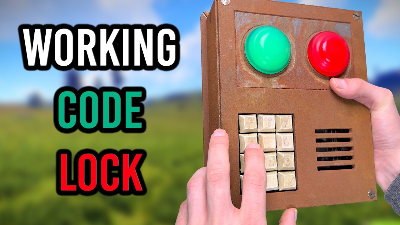 I Built A Working RUST Code Lock