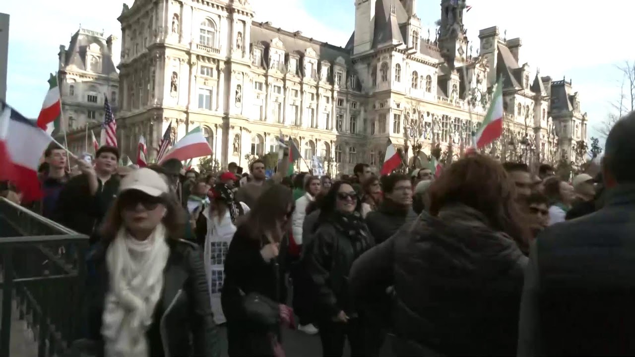 🇫🇷 EN VIVO: Masiva protesta en París apoyando al pueblo iraní