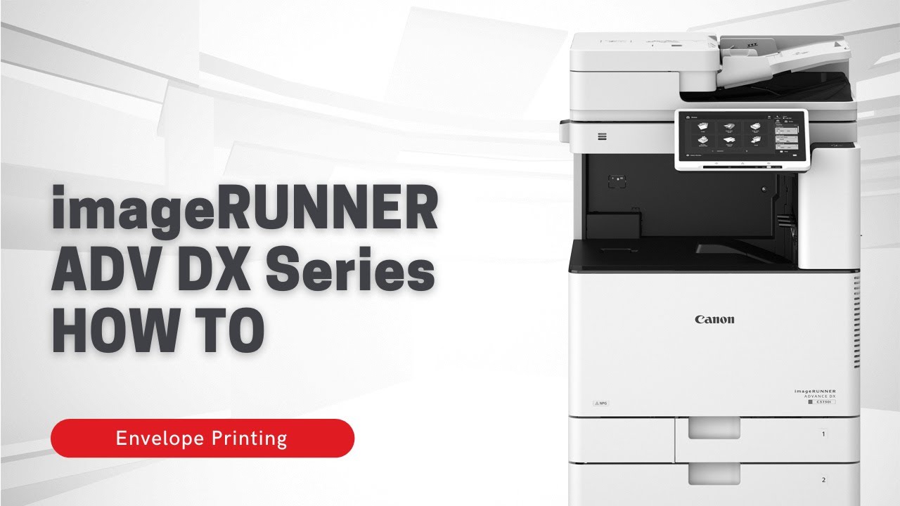 Canon | MyCanon Business: Envelope Printing