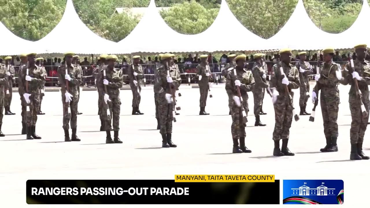 Rangers Passing-out Parade, Manyani, Taita Taveta County.