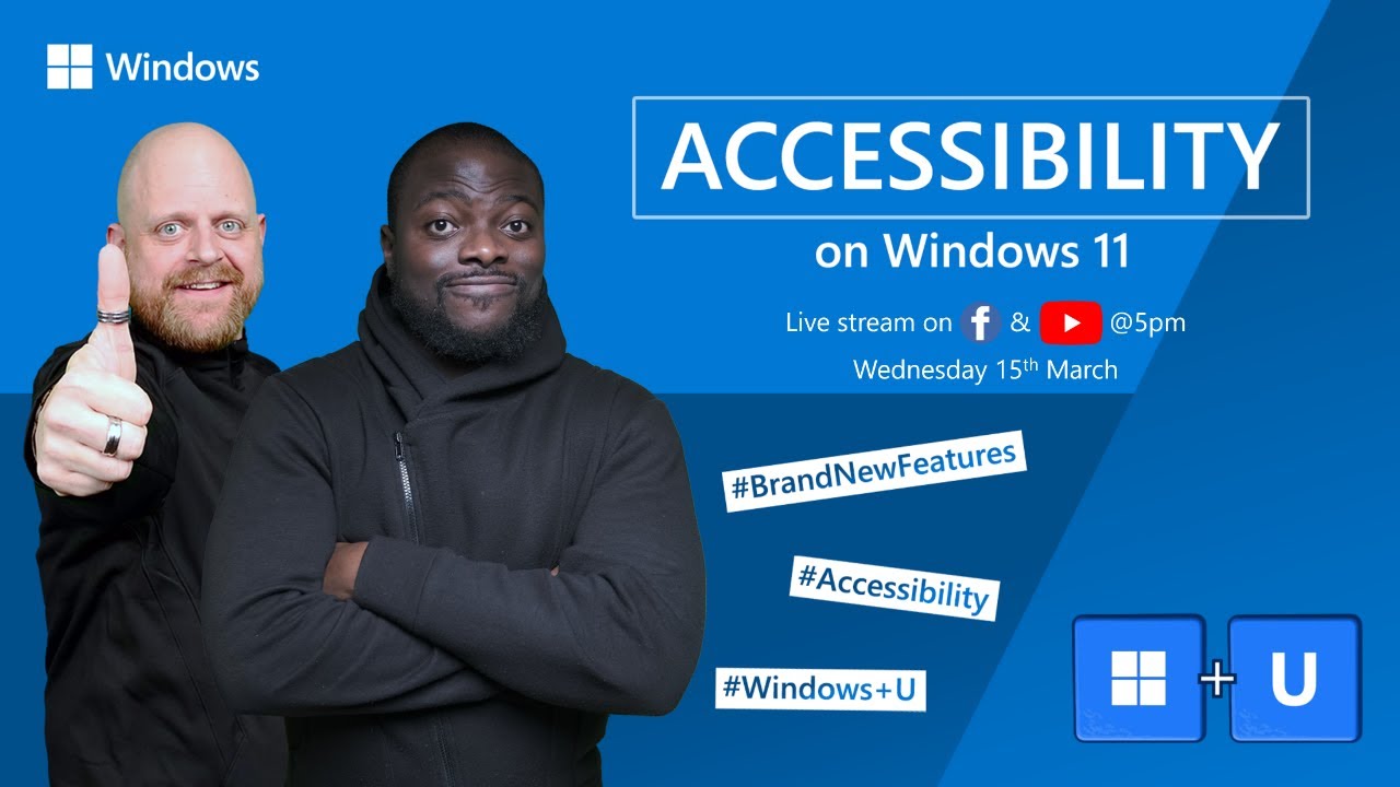 Windows + U Accessibility Feature Showcase.