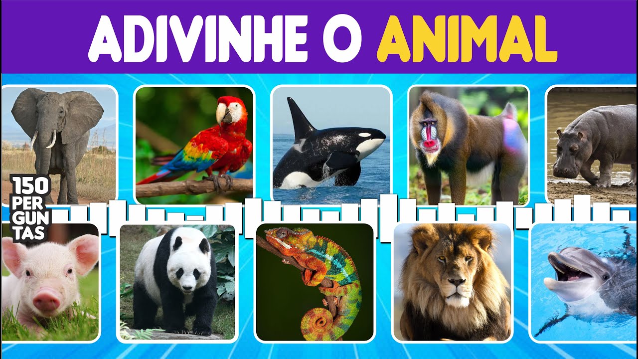 Adivinhe o Animal Pelo Som🐾Desafio dos Bichos🦁I 150 Animais
