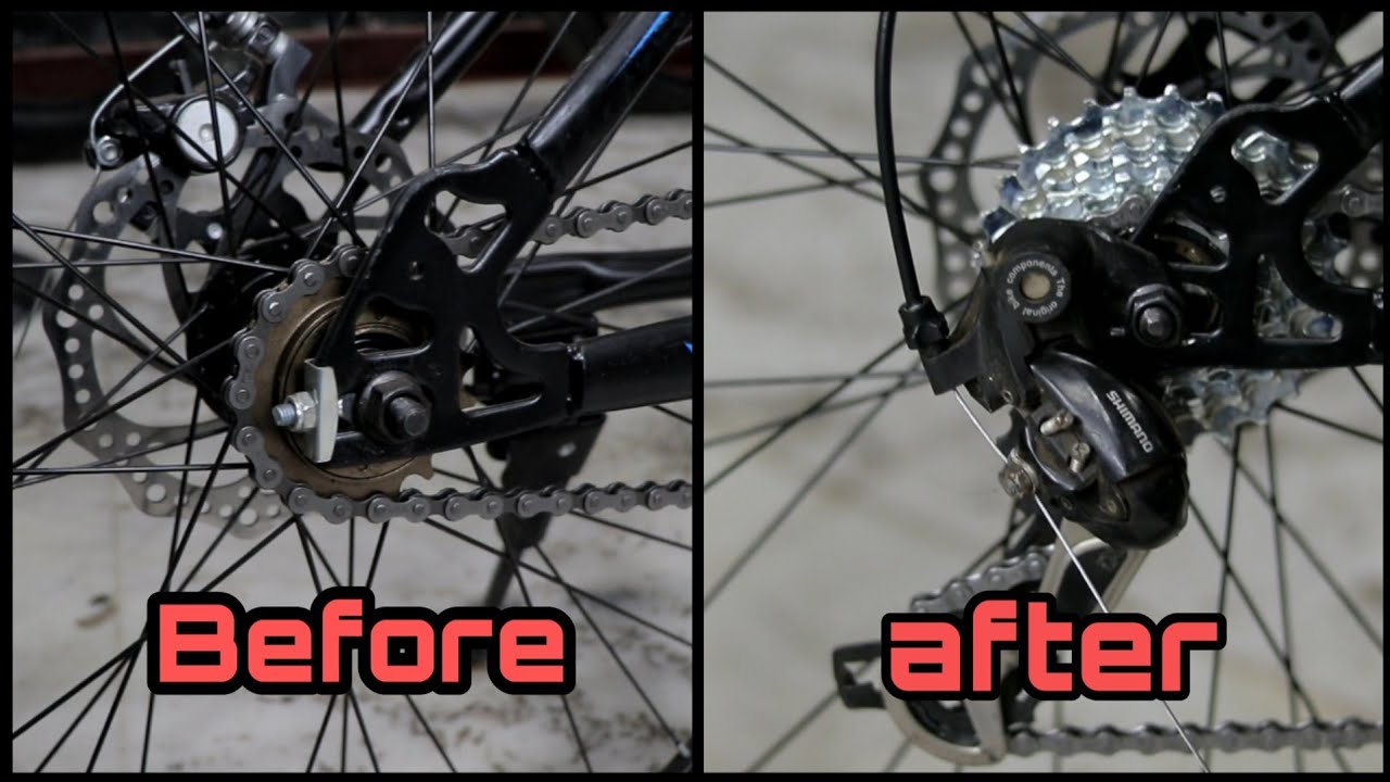 How to Install SHIMANO GEARS in any MTB