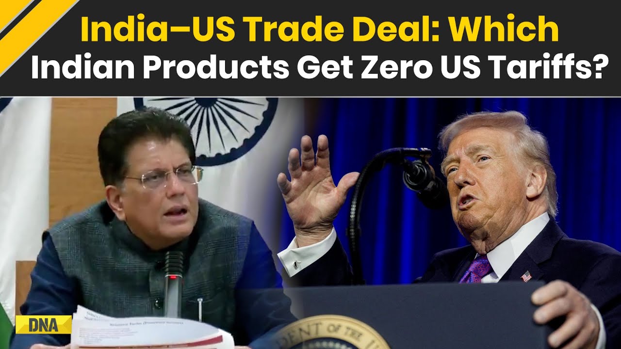 India-US Trade Deal: Piyush Goyal Lists Indian Goods That Will Enter US Duty-Free