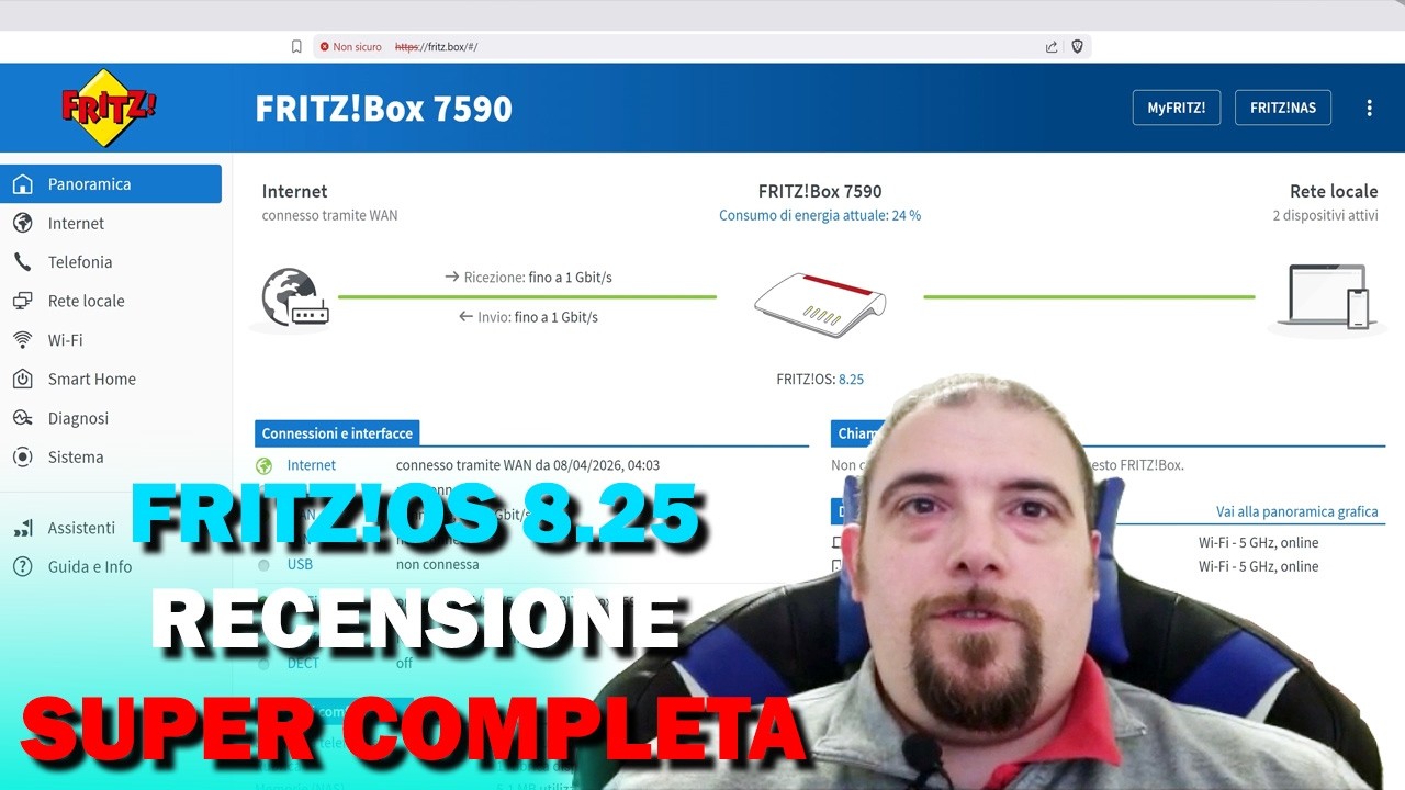 FRITZ OS 8.25 Recensione completa