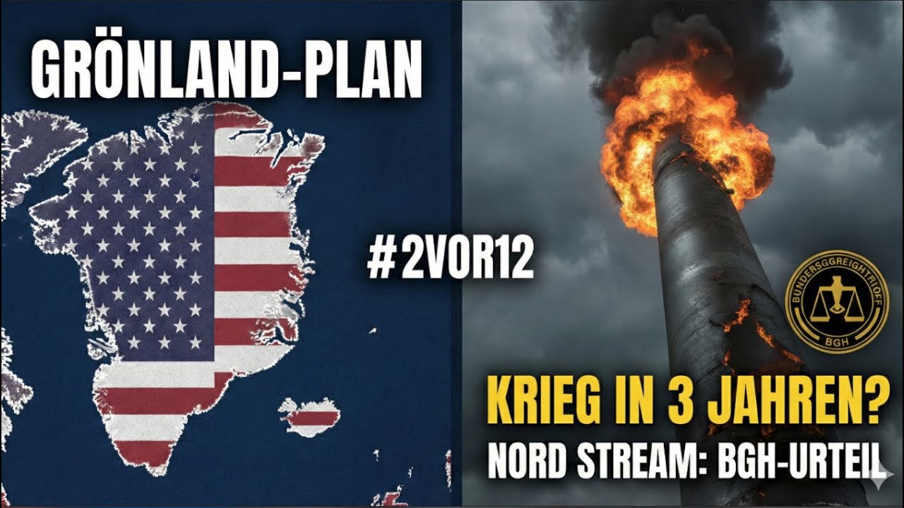 Krieg in 3 Jahren? Die Schock-Prognose & das Nord-Stream-Urteil - 2vor12 #21