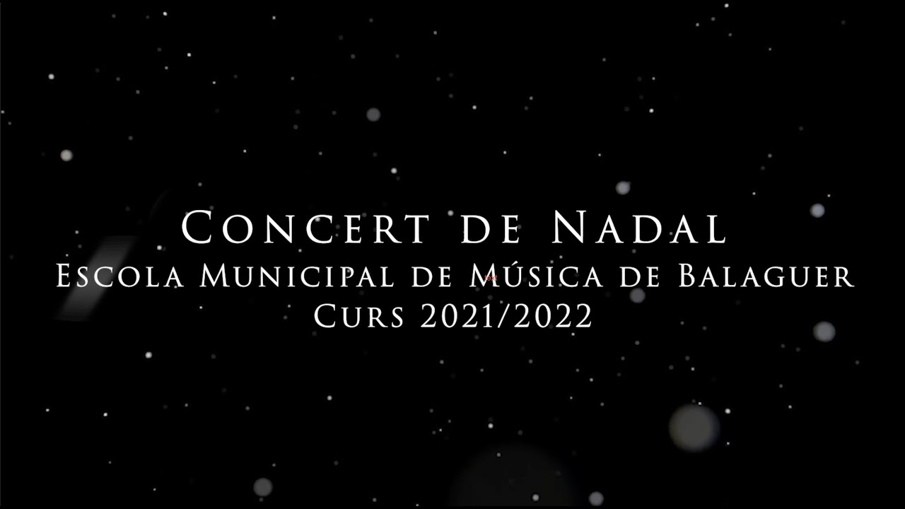 Concert de Nadal. Curs 2021/2022