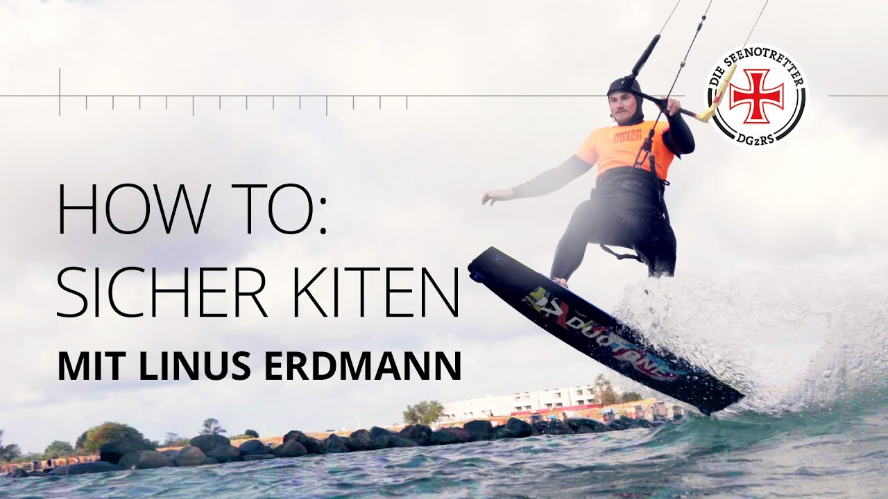 Sicher auf See: Kiten – mit Kitesurfprofi Linus Erdmann