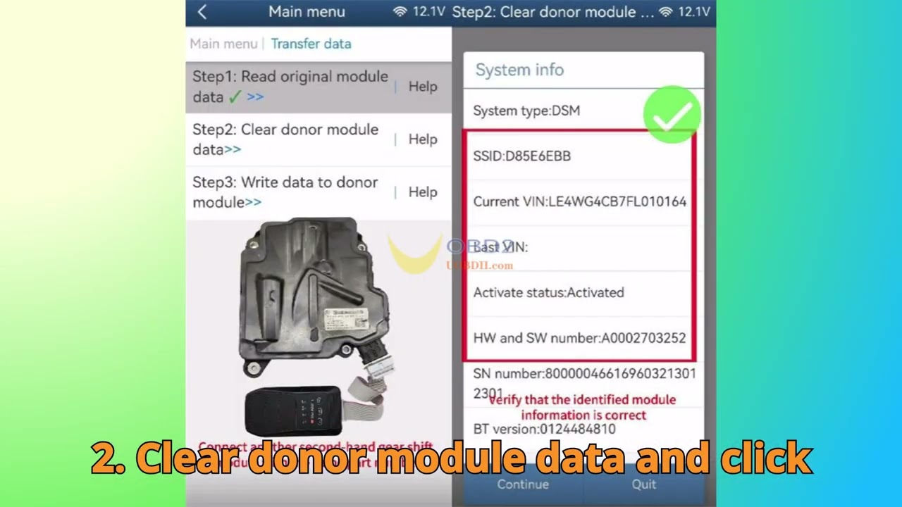 Передача данных Mercedes-Benz FBS4 DSM упрощается благодаря модулю Yanhua ACDP 42