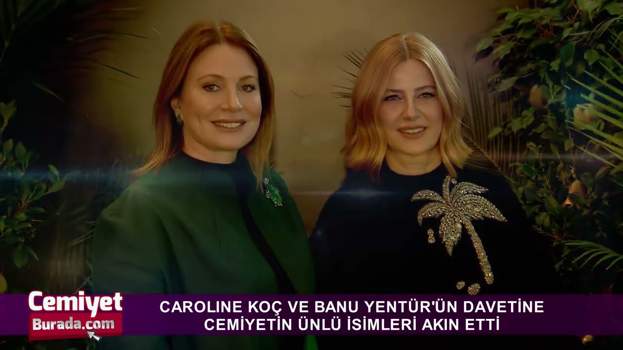 CAROLİNE KOÇ'UN YENİ YIL DAVETİNE SOSYETİK ÜNLÜ YAĞMURU; CEMİYET DÜNYASI BU DAVETTE TOPLANDI.