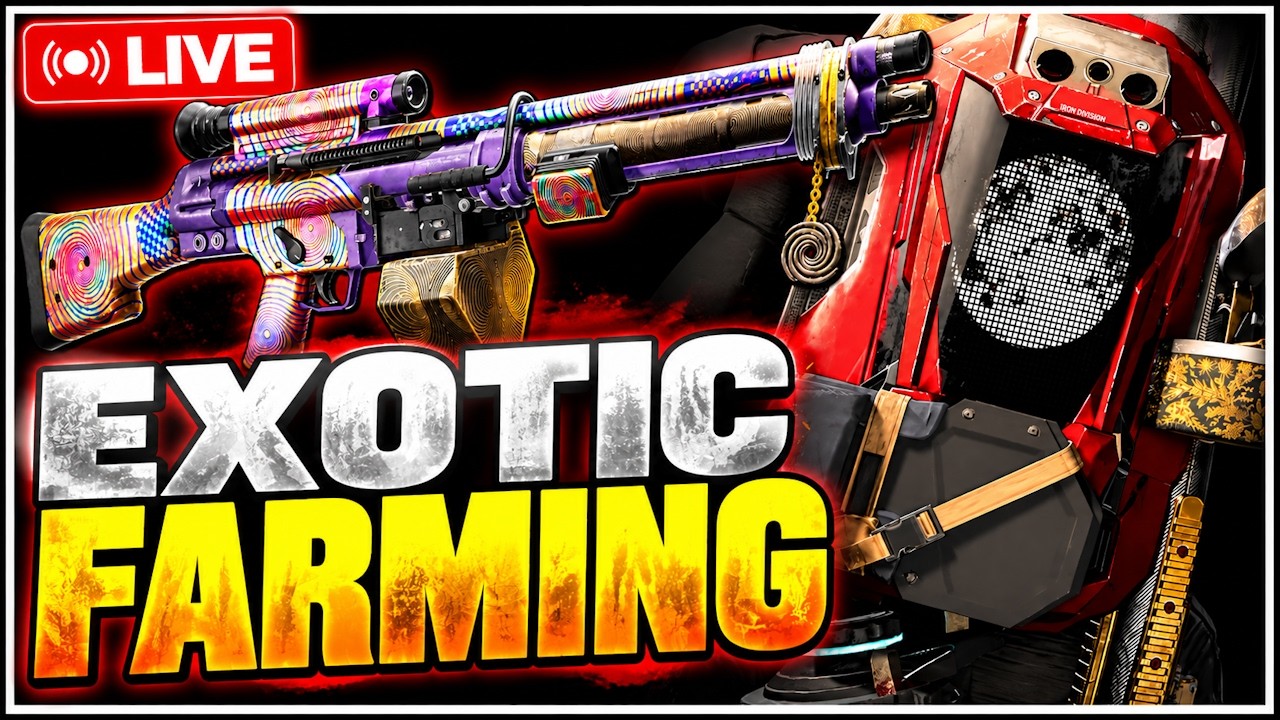 🔴 LIVE | Helping the Community Farm Red Moon Exotics! | The Division 2