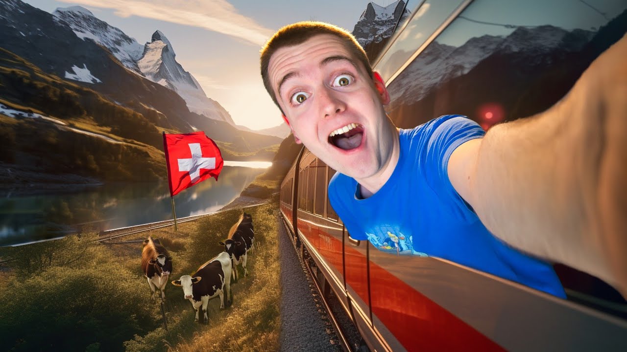 In 24 Stunden SO WEIT wie m&ouml;glich mit ZUG kommen 🇨🇭 Edition