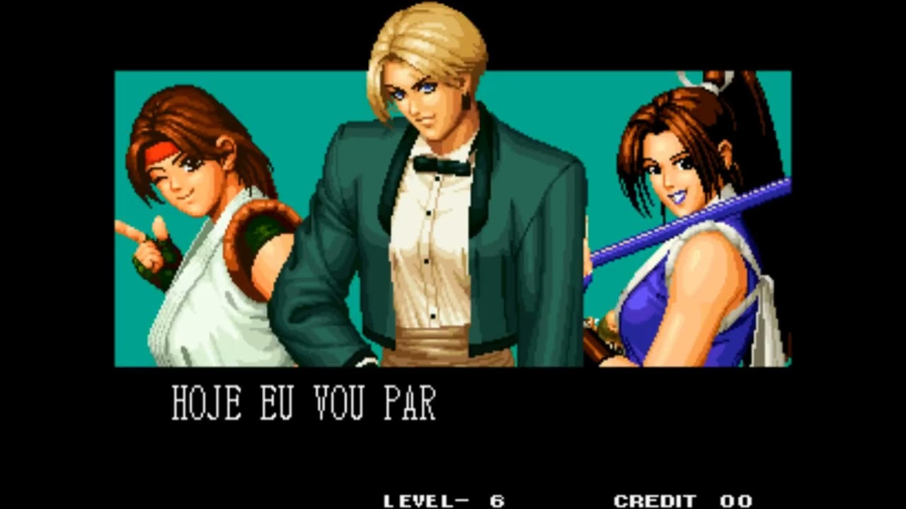 THE KING OF FIGHTERS 95 NEO GEO MVS ARCADE LEVEL 6 WOMEN FIGHTERS TEAM