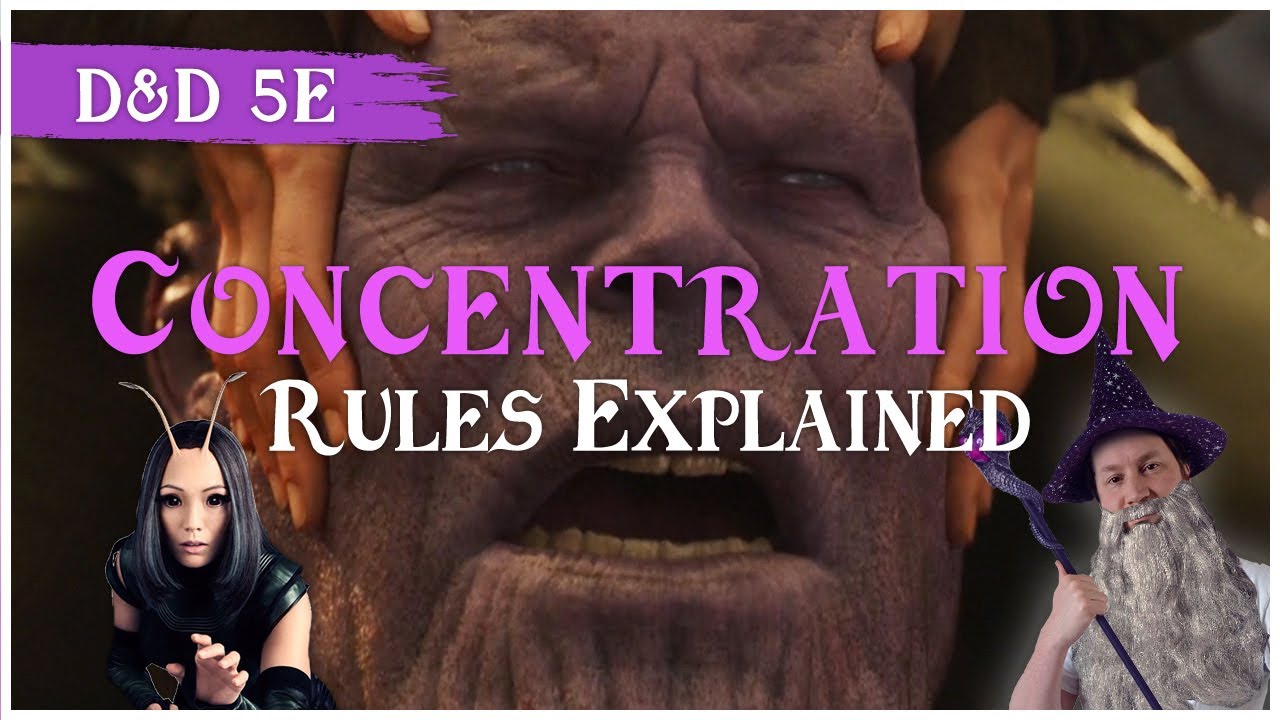 Объяснение правил концентрации: Основы заклинаний D&D 5e
