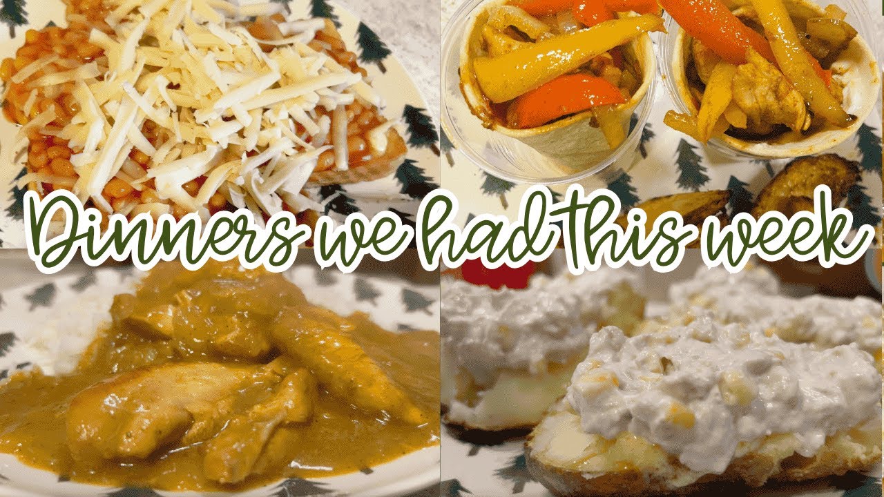MEALS OF THE WEEK | BRITISH COMFORT FOOD | CHICKEN CURRY | #comfortfood #food #recipe #chickencurry