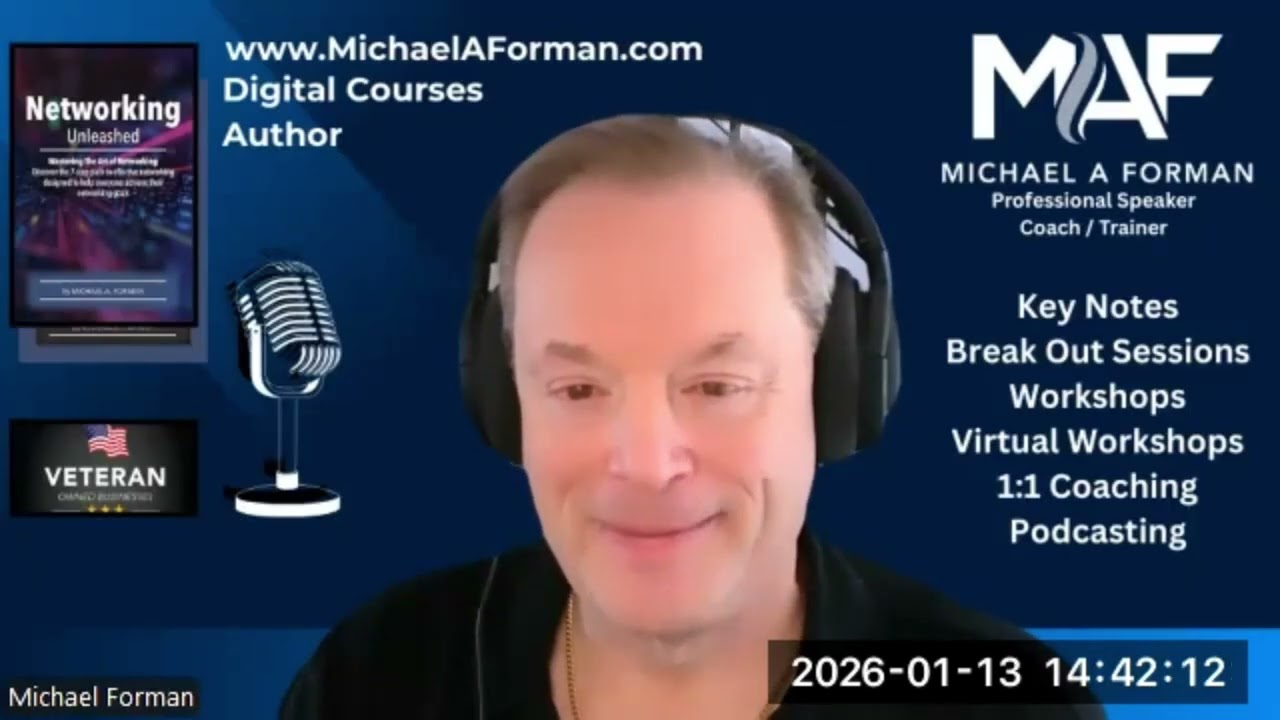 A podcast interview with Gal Ezra and Michael A Forman, Professional Speaker