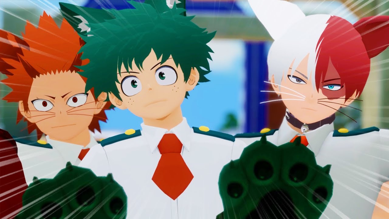 Deku, Bakugo, and Todoroki Become Furries! (MHA VR)